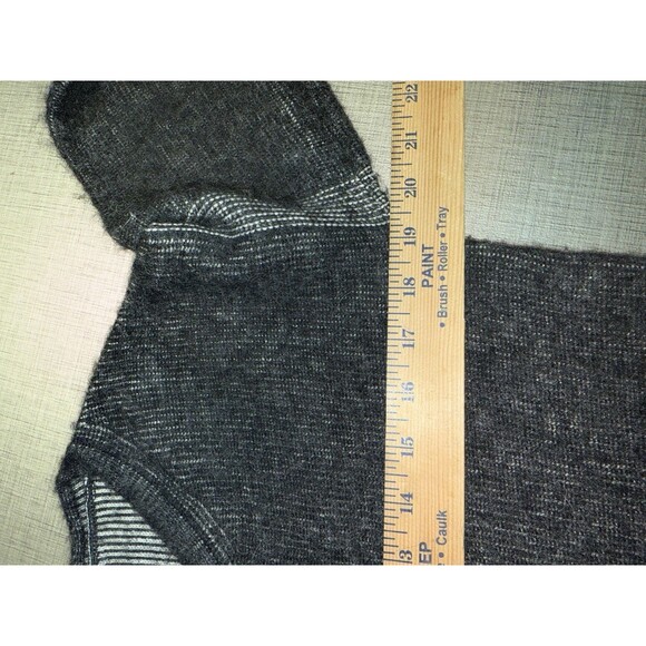 Peruvian Connection Vintage Alpaca Sweater Pullover Gray Black Size XS - Picture 7 of 8